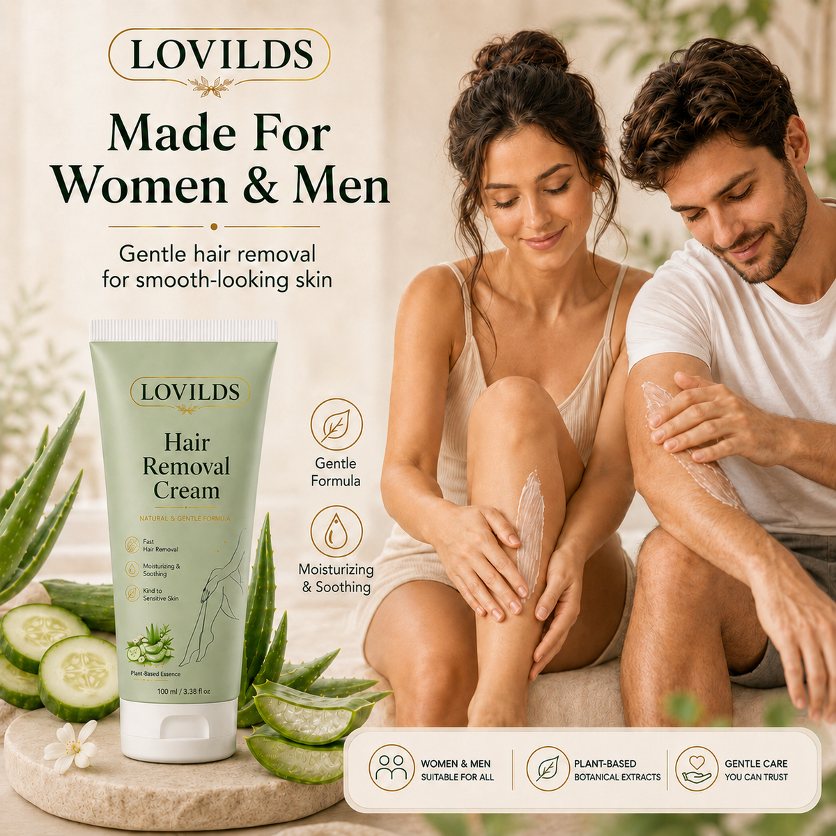 Gentle Hair Removal Cream – Smooth Skin Made Simple