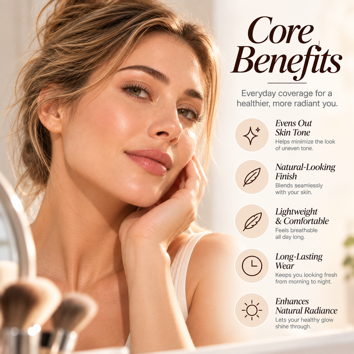 ✨LOVILDS® Lightweight CC Tinted Serum – Buildable, Natural-Looking Coverage