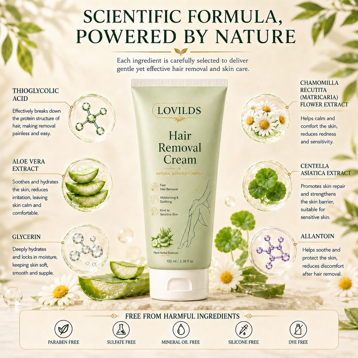 Gentle Hair Removal Cream – Smooth Skin Made Simple