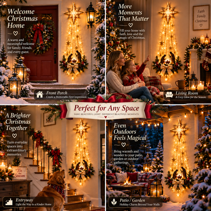 ✨ Last Day — 50% OFF ✨ 🎄✝️ Bethlehem Star Nativity Wall Light — A Beautiful Symbol of Faith